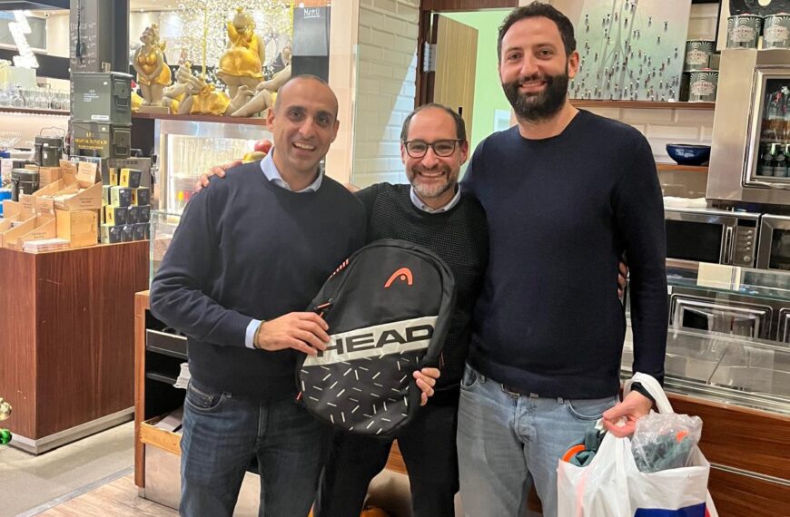 Premiazione Torneo di tennis – Aperitivo Natalizio